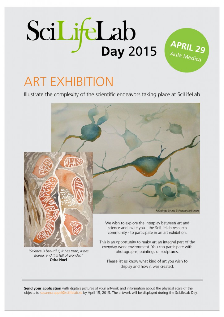 Art exhibition SciLifeLab Day